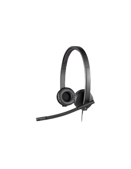 Logitech H570e - Auriculares estéreo con micrófono 981-000575