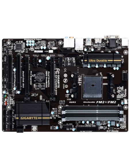 Gigabyte F2A88X-D3H - Placa base AMD FM2 A88X 4DDR3 VGA DVI HDMI 8 sata3 4 USB3