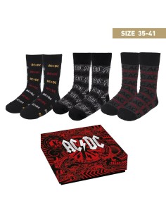 Oferta - Cerda 2200007097 Pack calcetines 3 piezas acdc, T.U.(35-41)