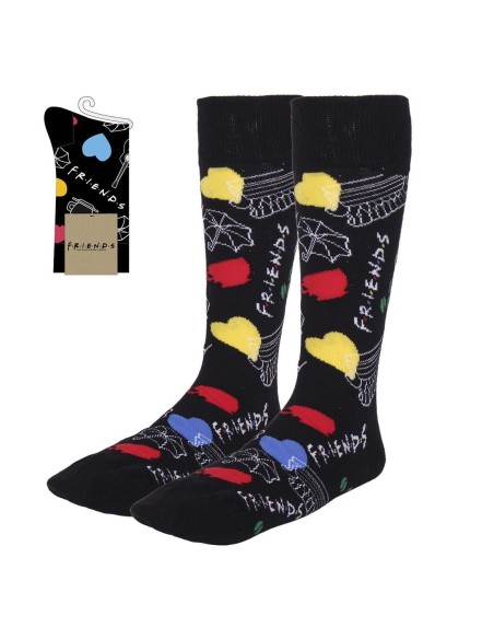 Oferta - Cerda 2200006600_35-41-C51 Calcetines friends, Color Negra, T.U.(35-41)