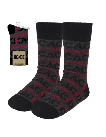 Mejor Precio en Cerda 2200006588_40-46-C52 Calcetines acdc, Talla T.U.(40-46)