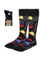 Calcetines friends, Color Negra, corazones T.U.(40-46)