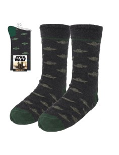 Ofertón Cerda 2200006575_40-46-C52 Calcetines adulto the mandalorian, gris/verde T.U.(40-46)