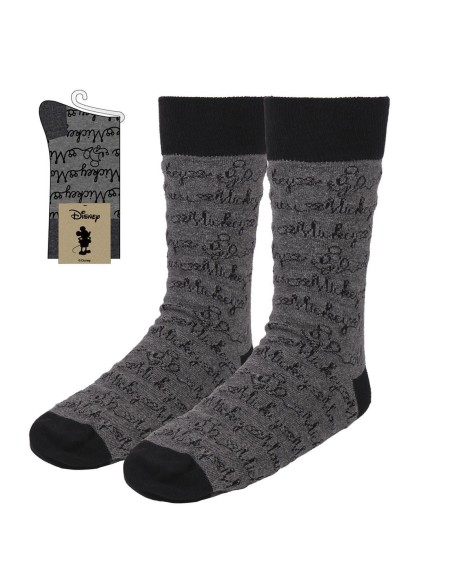 Oferta - Cerda 2200006583_35-41-C52 Calcetines mickey, gris/Negro Talla T.U.(35-41)
