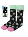Calcetines adulto the mandalorian, Color Negra, T.U.(40-46)