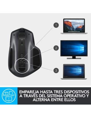 Raton logitech MX Master 2S inalambrico grafito 910-005139