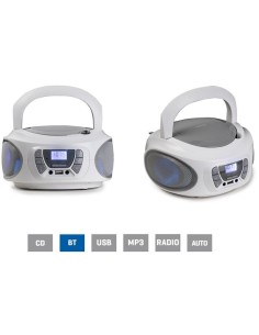 Radio cd fonestar boom-one-b Blanco 4w Bluetooth FM usb/mp3