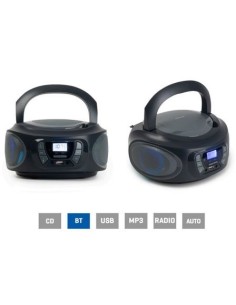 Radio cd fonestar boom-one-b Gris 4w Bluetooth FM usb/mp3