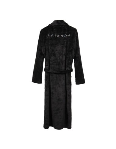 Mejor Precio en Cerda 2200006483_T3M-C51 Batín bordado flannel fleece friends, Color Negra, Talla M