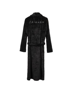 Mejor Precio en Cerda 2200006483_T4L-C51 BatÍn bordado flannel fleece friends, Color Negra, Talla L 2