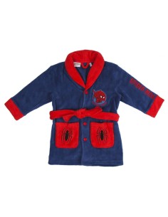 Oportunidad Cerda 2200006179_T02A-C56 Batín coral fleece spiderman, Color Azul, Talla 2 AÑOS