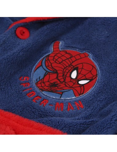 Oportunidad Cerda 2200006179_T02A-C56 Batín coral fleece spiderman, Color Azul, Talla 2 AÑOS