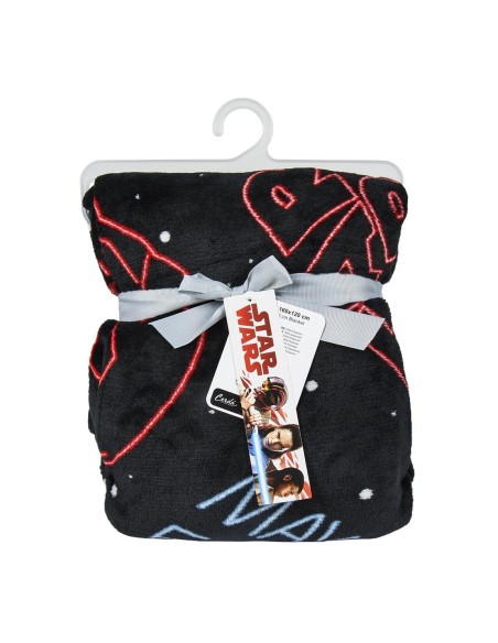 Comprar Cerda 2200003364_T120-C02 Manta franela star wars, Color Negra, Talla 120 X 160 CM