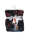 Manta franela star wars, Color Negra, Talla 120 X 160 CM