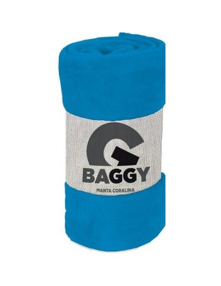 Comprar BAGGY 107973 Manta coralina 120x160 cms. baggy azul claro