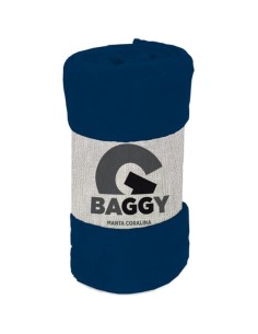 Oferta - BAGGY 67483 Manta coralina 120x160 cms. baggy azul oscuro