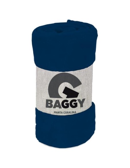 Oferta - BAGGY 67483 Manta coralina 120x160 cms. baggy azul oscuro