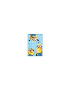 Ofertón Minions 68370 Manta coralina minions azul