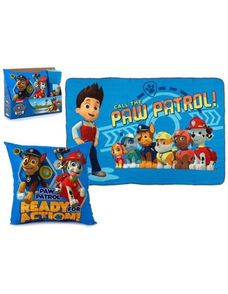 Mejor Precio en PAW Patrol 54059 Juego cojÍn y manta polar paw patrol azul