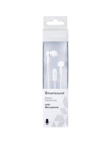 Auriculares Intrauditivos Vivanco 38010 Blanco | kiwiku