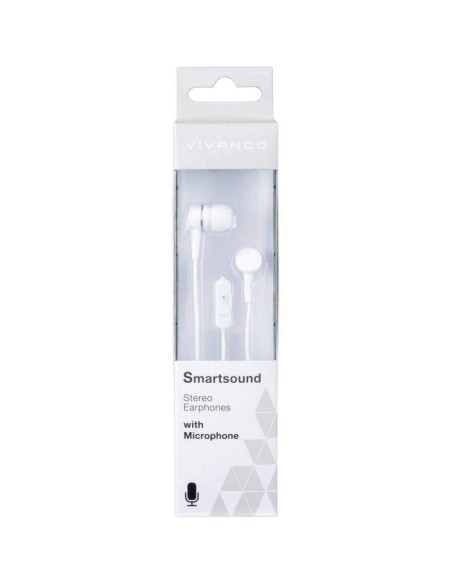 Auriculares Intrauditivos Vivanco 38010 Blanco | kiwiku