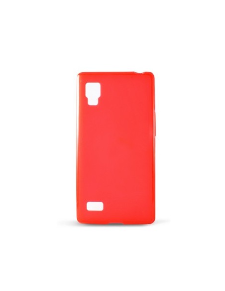 Ksix B4524FTP06 - Funda flexible para LG Optimus L9 P760, rojo y transparente: Kiwiku.com: Electrónica