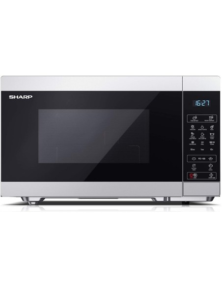Oferta Microondas Sharp con Grill de 28L 900W YC-MG81ES Inox