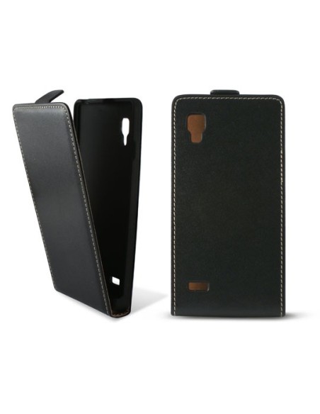 Kiwiku.com: Funda con tapa Ksix para LG Optimus L9 p760 negra - Electrónica