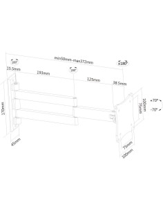 Comprar FPMA-W830 soporte de pared para pantalla plana kiwiku 2