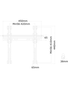 PLASMA-W040BLACK Soporte de pared NewStar para TV | kiwiku 2