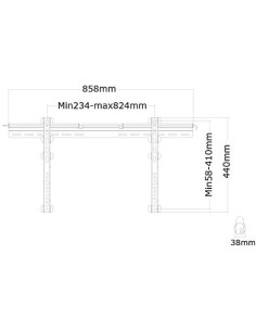 PLASMA-W065BLACK Soporte de pared NewStar para TV | kiwiku 2