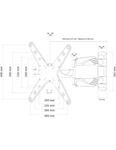Oferta - NM-W440WHITE Soporte de pared NewStar para TV Blanco | kiwiku 2