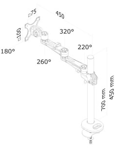 FPMA-D935G Soporte de escritorio NewStar monitor | kiwiku 2
