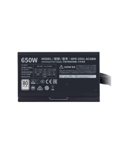 Cooler master MPE-6501-ACABW-EU Fuente de Alimentación Mwe 650W