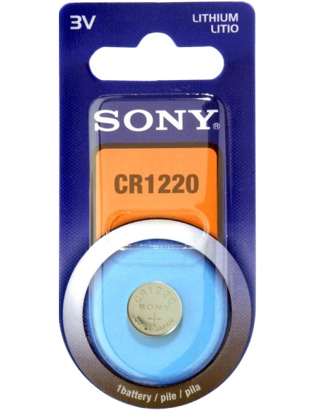 Sony CR1220B1A - Blister 1 pila de litio (IEC) CR1220 de (3V): Kiwiku.com: Electrónica