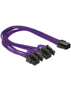 Ofertón DELOCK 83704 Cable power PCIe 6 Pin BU - 2 x 8 Pin St