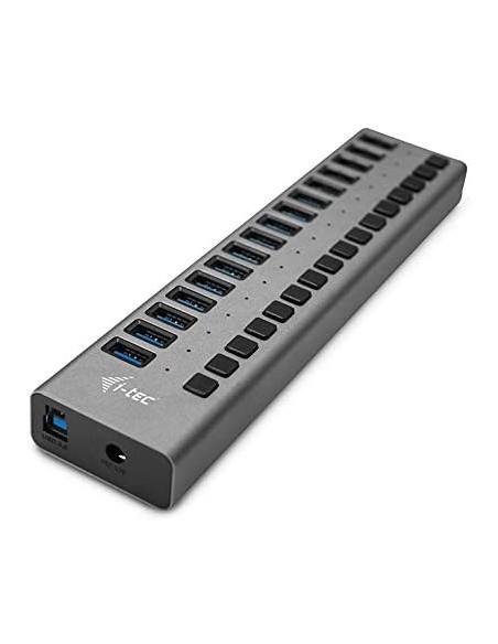 I-tec HUB de 16 Puertos USB A 3.0 con Adaptador Corriente 90 W