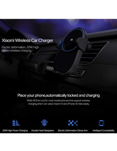 Oferta - Xiaomi GDS4127GL Cargador de Coche Mi 20w inalambrica