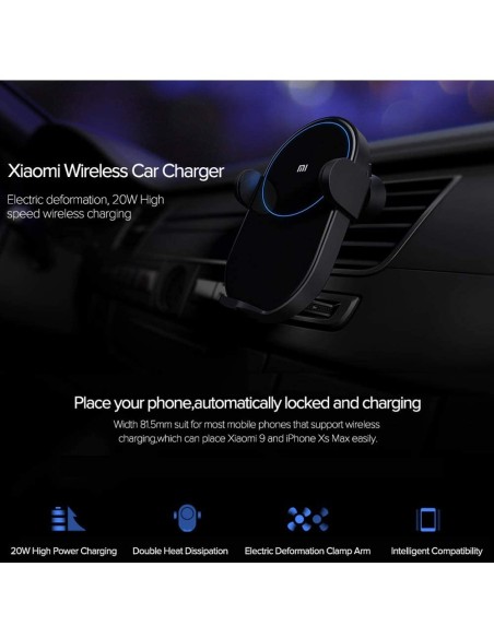 Oferta - Xiaomi GDS4127GL Cargador de Coche Mi 20w inalambrica