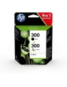 Cartucho de Tinta Original HP CN637EE 300 2 unidades, negro y tricolor