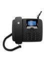 Motorola Fw200l Negro Telefono Fijo Inalambrico Sim 2g Gsm Con Bateria Auxiliar