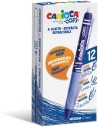 Carioca Bolígrafo Retráctil oops Borrable Monocolor Azul - caja de 12