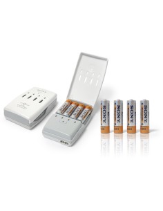 Cargador rÁpido con funciÓn descarga incluye 4 pilas aa 2500 mah BCG34HRE4C kiwiku.com 2