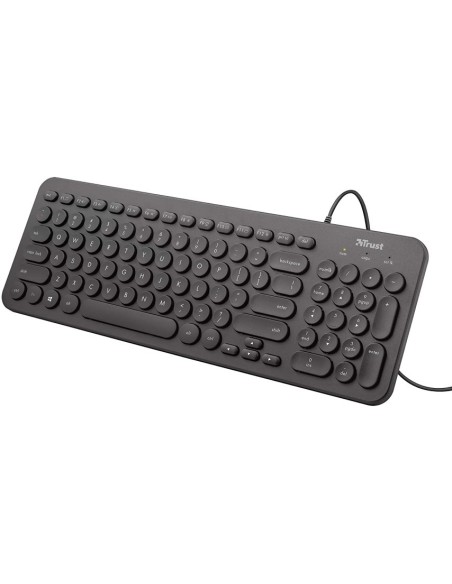 Oferta Teclado Trust Muto Teclas Multimedia USB 23278 Negro