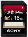 Sony sf16ux - tarjeta sdhc de 16 gb clase 10 color negro