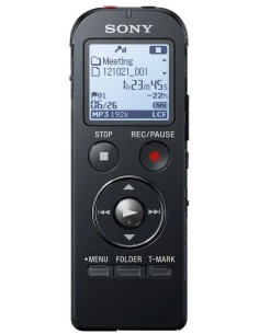 Sony ICDUX533B - Grabador de sonido digital portátil (microSD, USB, MP3), negro: Kiwiku.com: Oficina y papelería