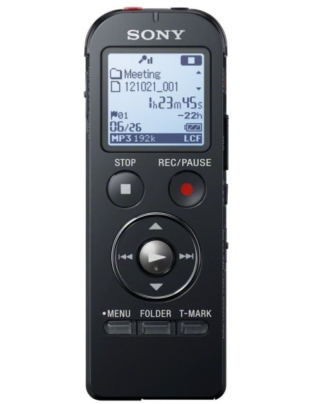 Sony ICDUX533B - Grabador de sonido digital portátil (microSD, USB, MP3), negro: Kiwiku.com: Oficina y papelería