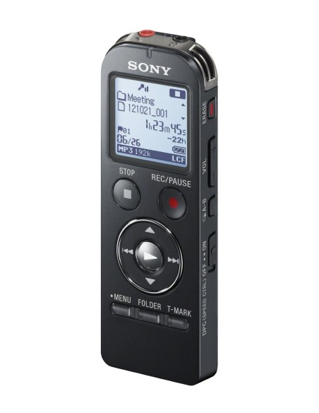 Sony ICDUX533B - Grabador de sonido digital portátil (microSD, USB, MP3), negro: Kiwiku.com: Oficina y papelería