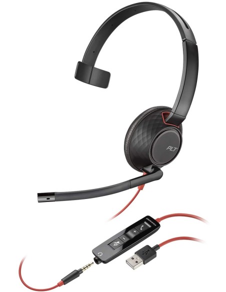 Auricular Monoaural Plantronics Blackwire C5210 USB-A 207577-01