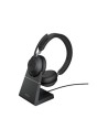 Evolve2 65, Uc Stereo Auriculares Diadema Negro con Base Carga